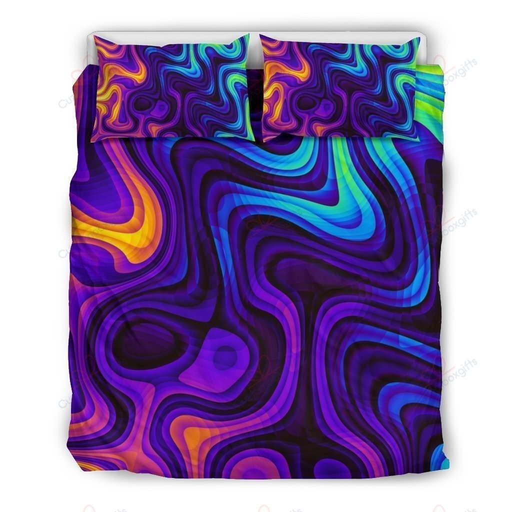 Dark Psychedelic Trippy Bedding Set