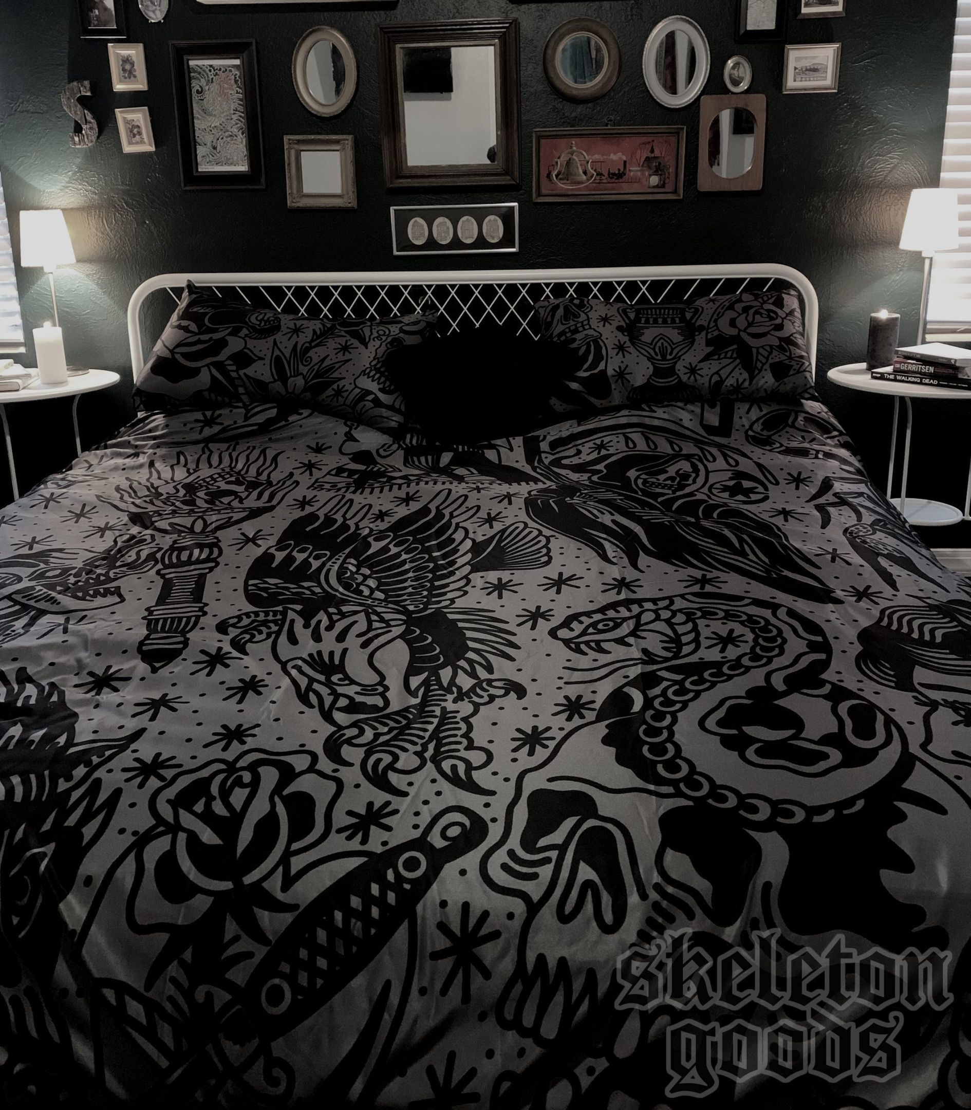 Dark Tattoo Bedding Set