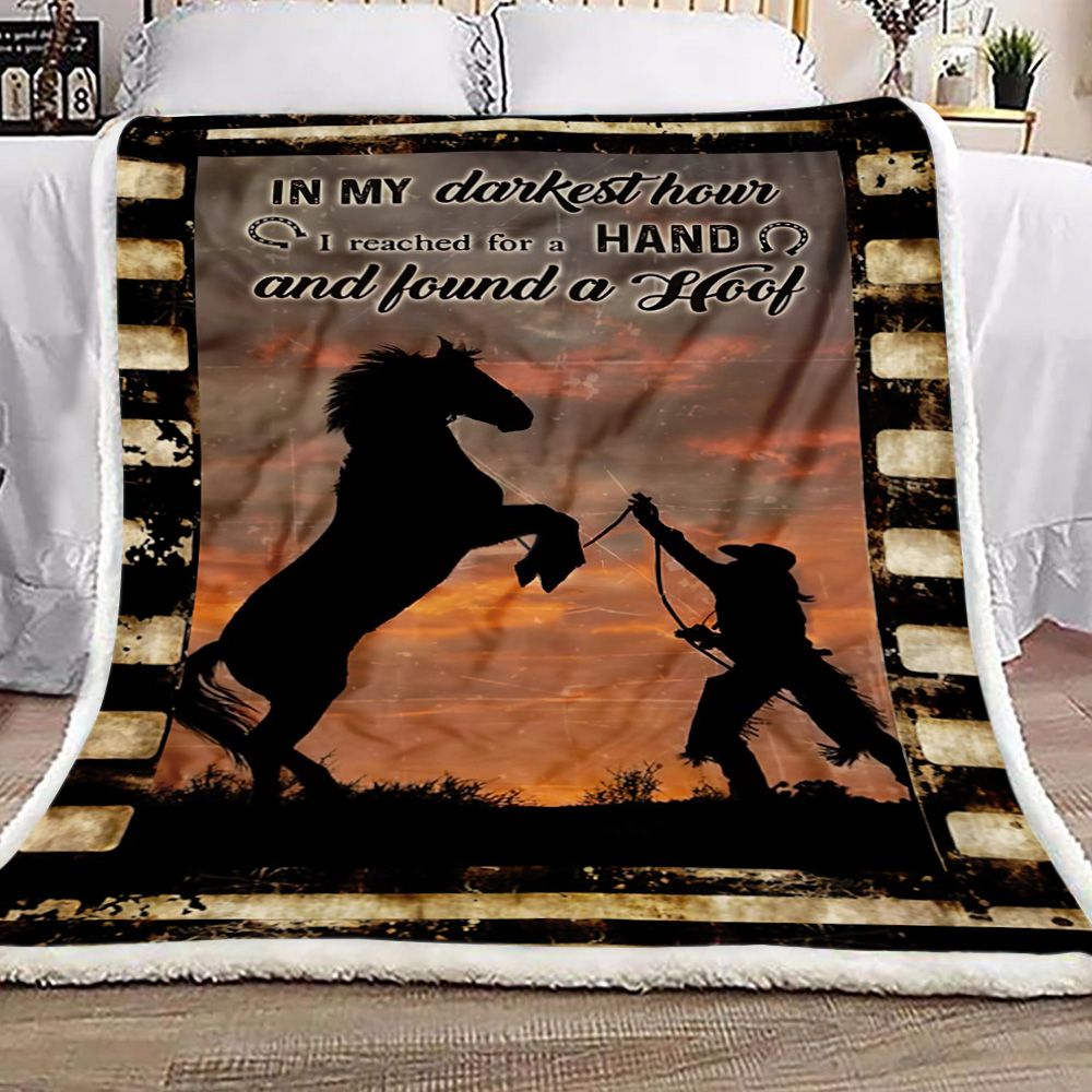 Darkest Hour Found A Hoof Fleece Blanket