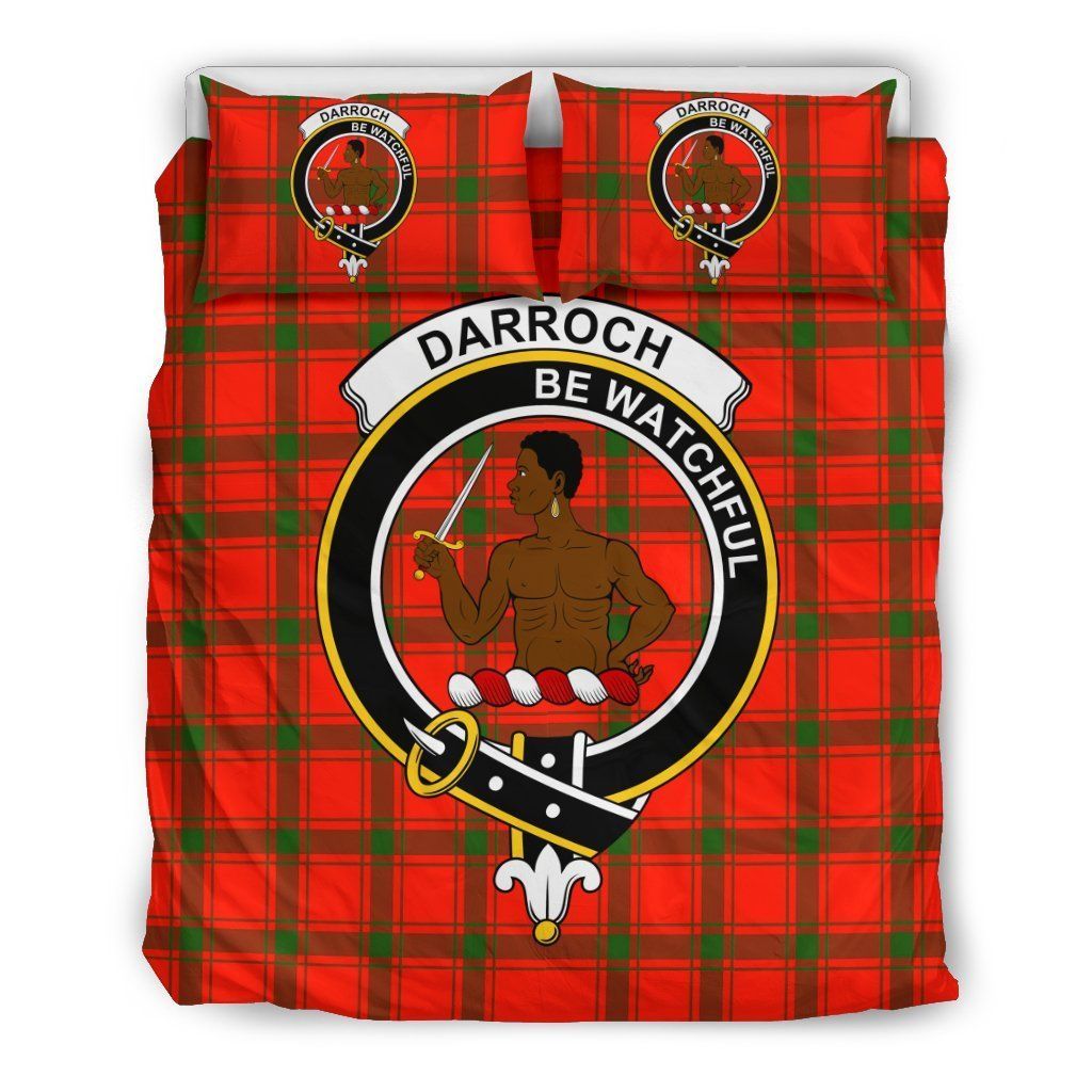 Darroch Clan Badge Tartan Bedding Set
