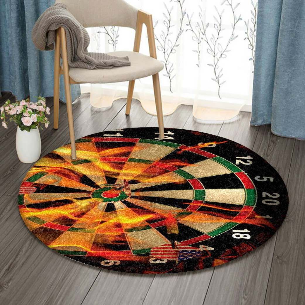 Dart Board Round Carpet