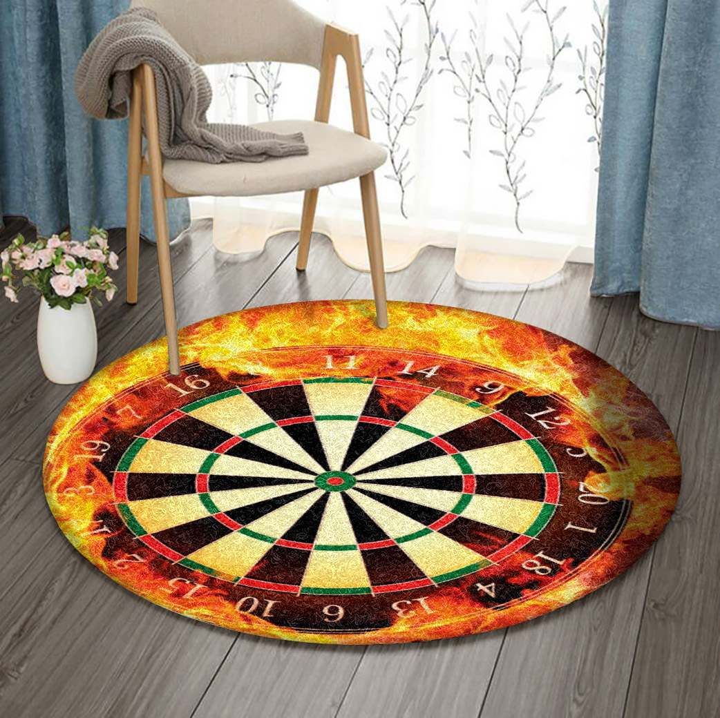 Dart Board Round Carpet
