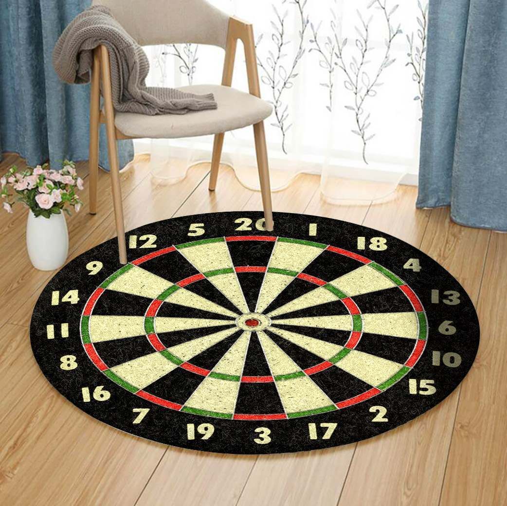 Dart Board Round Carpet
