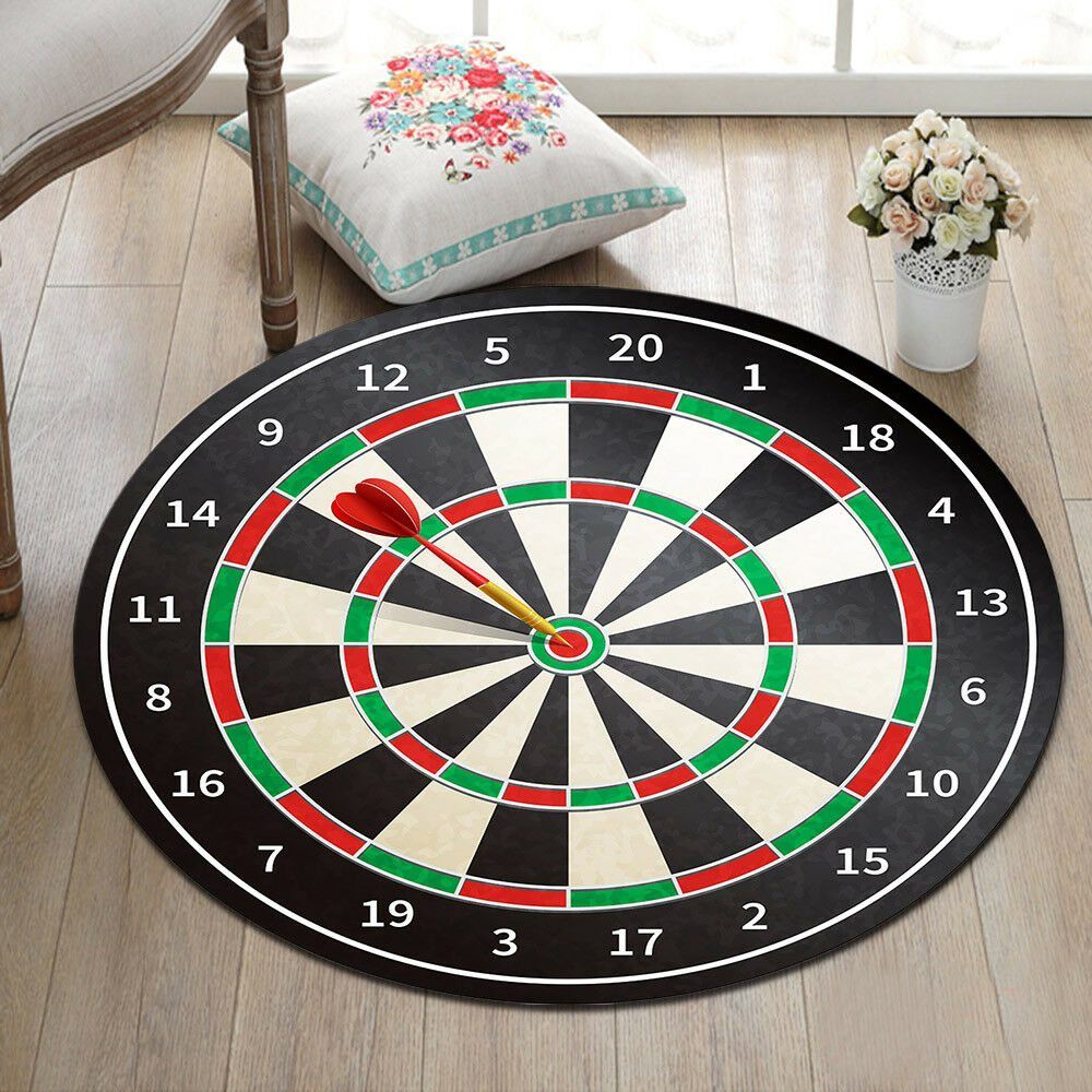 Dart Round Carpet