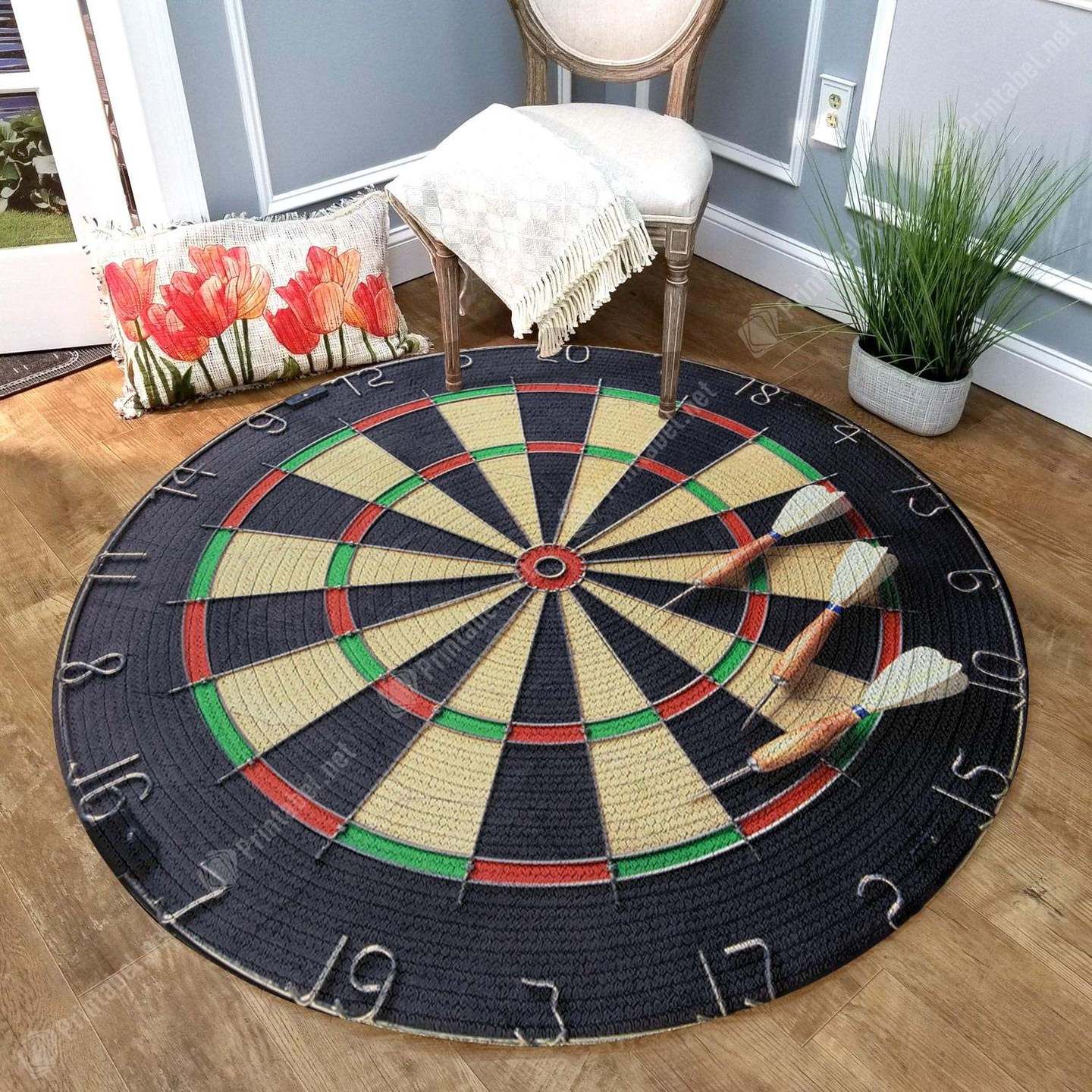 Dartboard Round Carpet