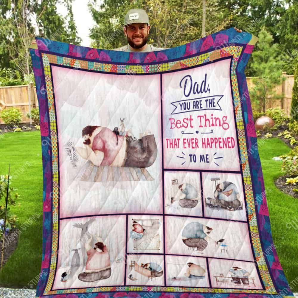 Daughter And Dad Quilt Blanket 1103 P36 Dhc1312252Dd