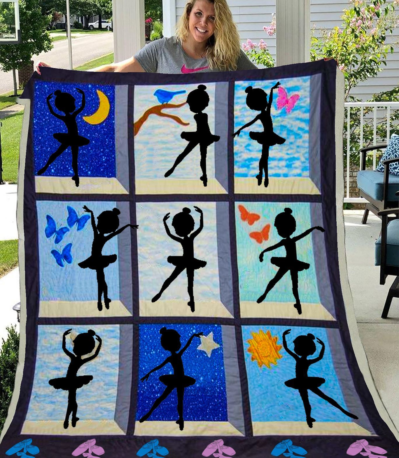 Daughter Ballet Sherpa Fleece Blanket