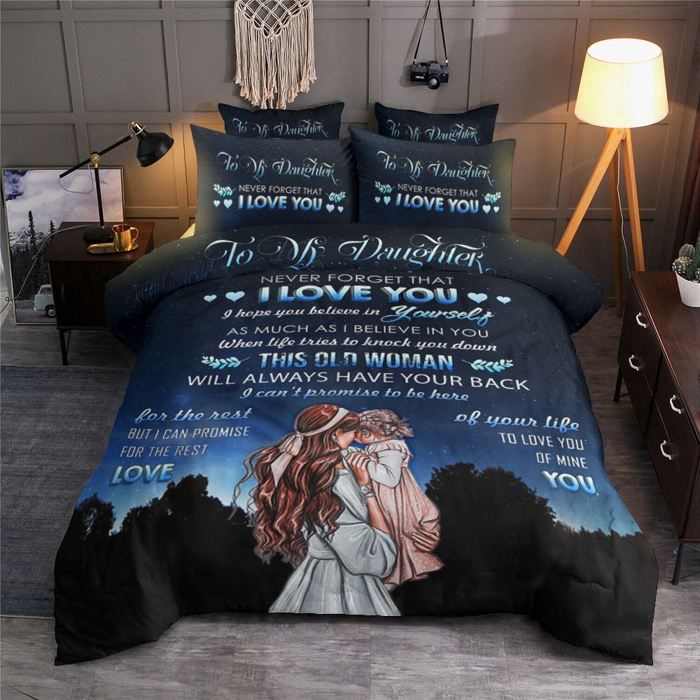 Daughter Believe In Yourself Bedding Set