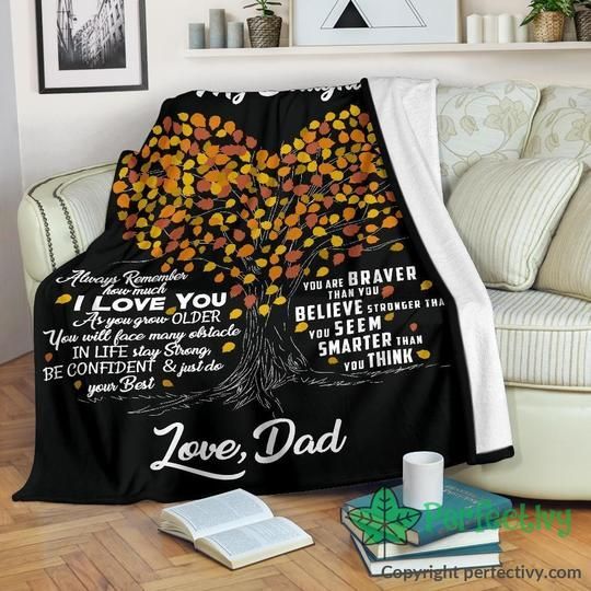 Daughter Sherpa Fleece Blanket