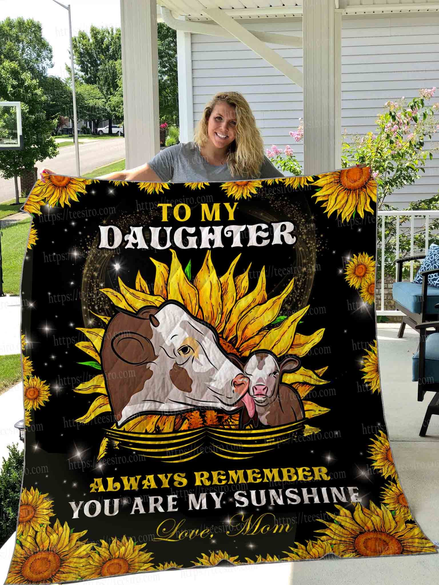 Daughter  Cow Quilt Blanket DHC1501774VT