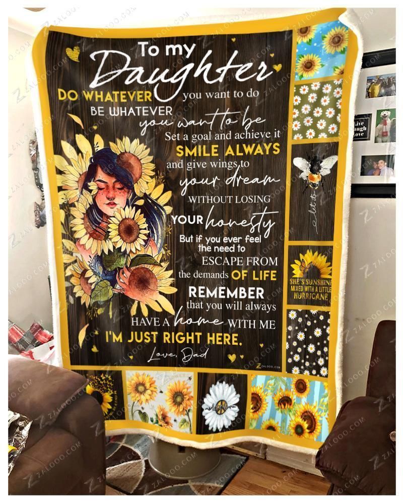 Daughter – Do Whatever You Want To Do Fleece Blanket