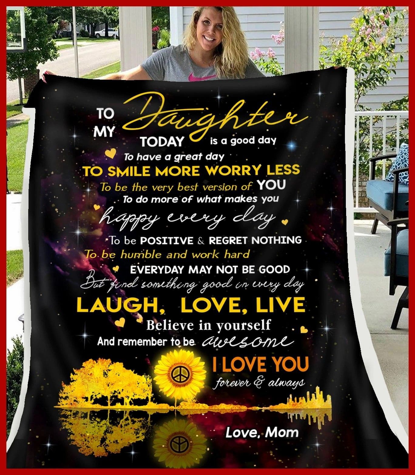 Daughter Fleece Blanket