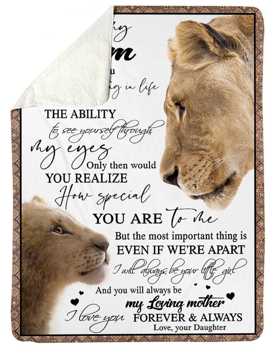 Daughter Gift To Mom How Special You Are To Me Fleece Blanket Fleece Blanket