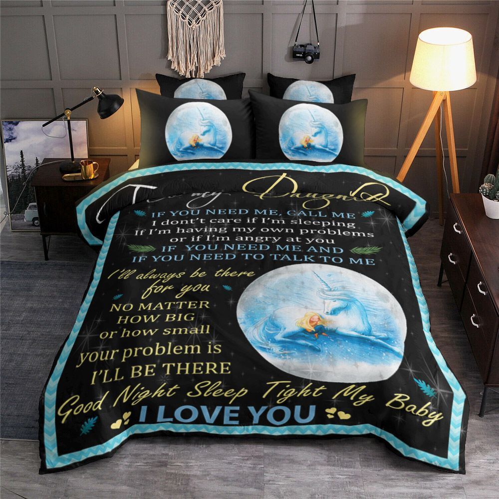 Daughter Good Night My Baby Bedding Set