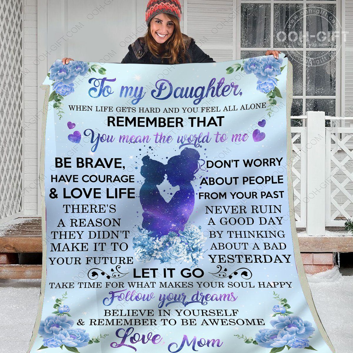 Daughter Let It Go Sherpa Fleece Blanket