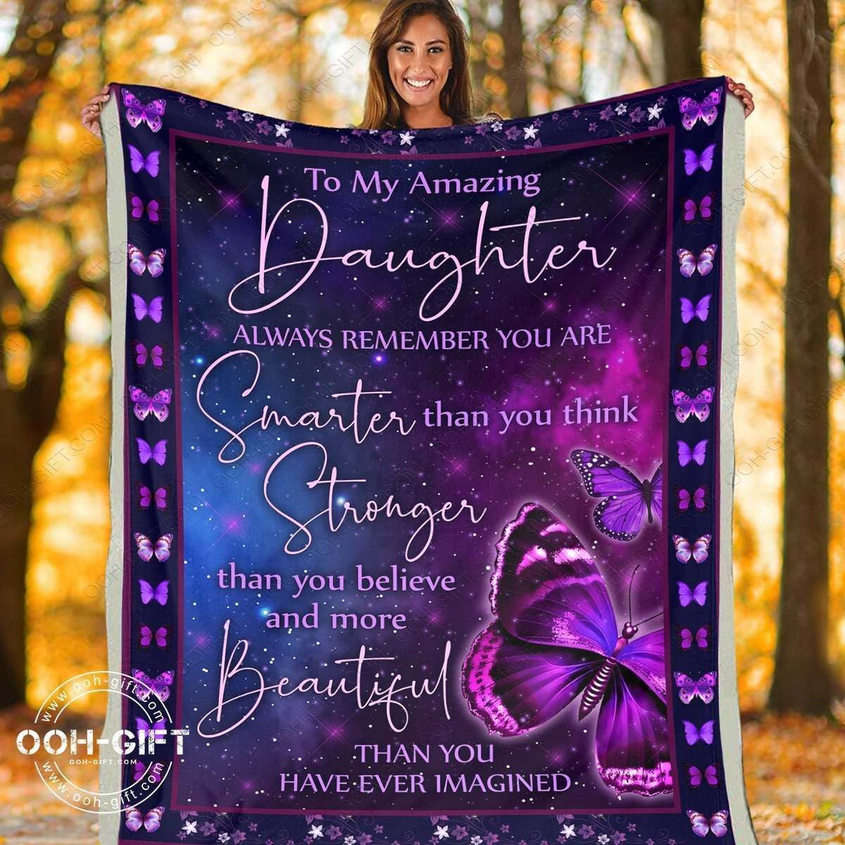 Daughter My Amazing Daughter DHCDHC LD2210 Quilt Blanket