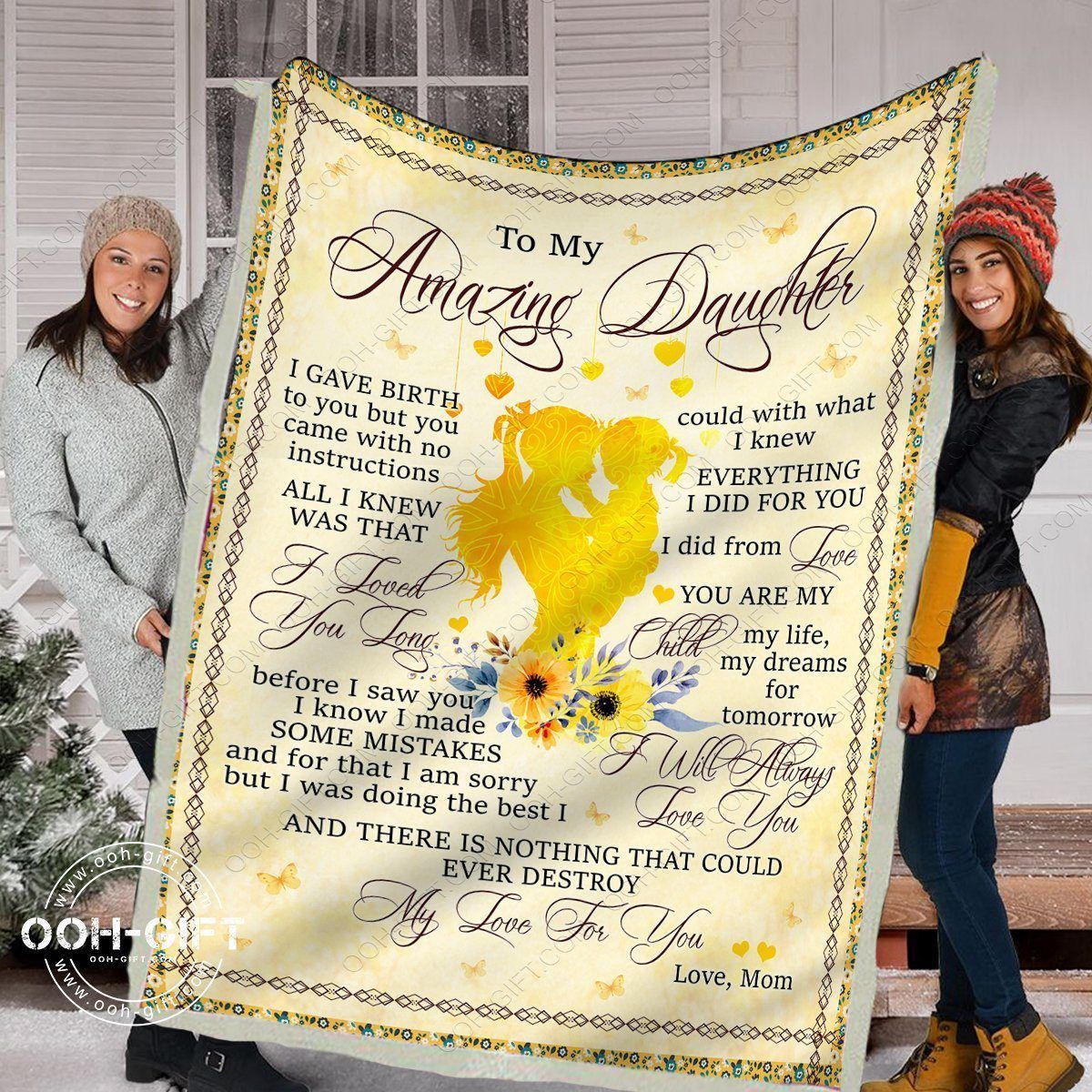Daughter My Dreams For Tomorrow Sherpa Fleece Blanket