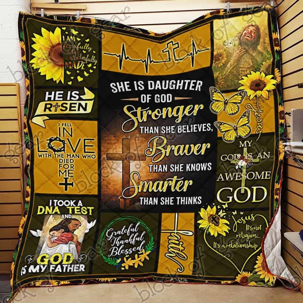 Daughter Of God CL19100244MDQ Quilt Blanket