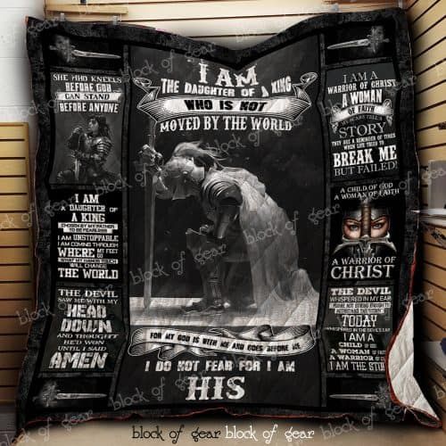 Daughter Of The King CL19100245MDQ Quilt Blanket