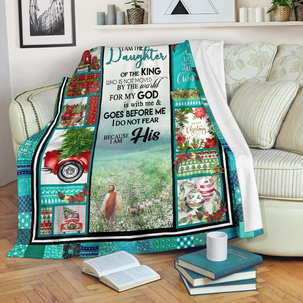 Daughter Of The King Sherpa Fleece Blanket