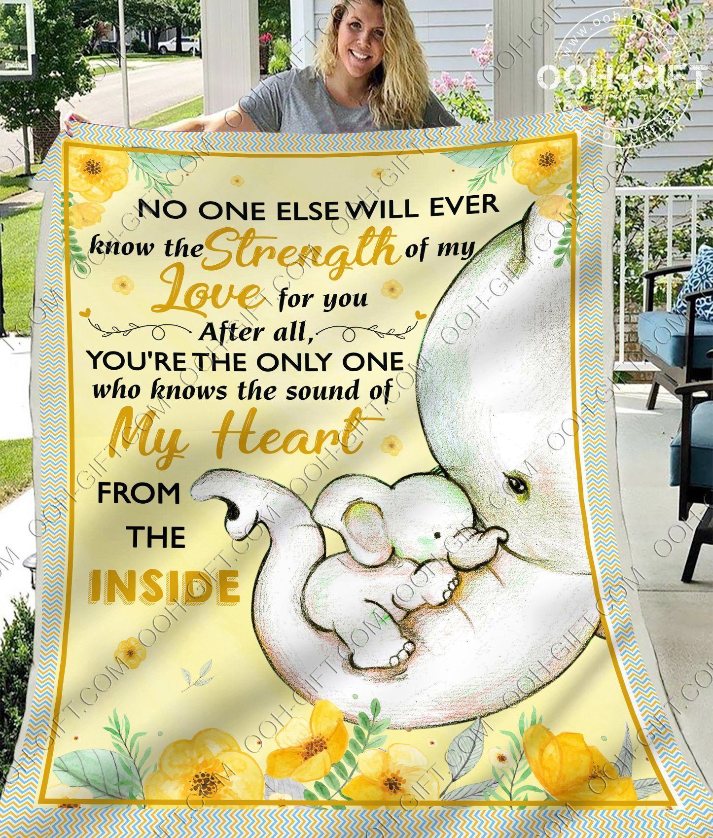 Daughter Sound Of My Heart Sherpa Fleece Blanket