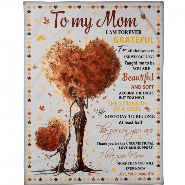 Daughter To Mom Sherpa Fleece Blanket