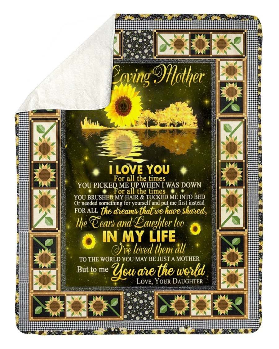 Daughter To Mom Fleece Blanket