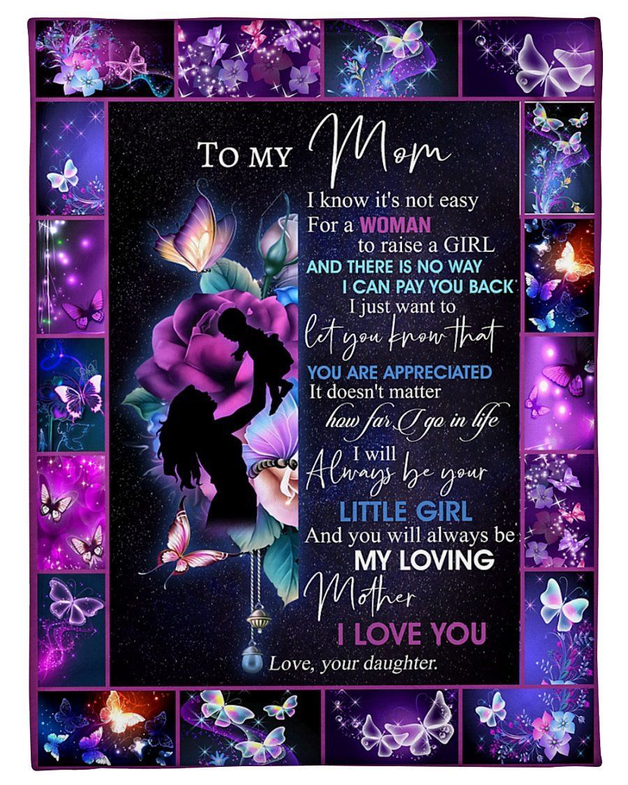 Daughter To Mom Fleece Blanket You Are Appreciated Fleece Blanket