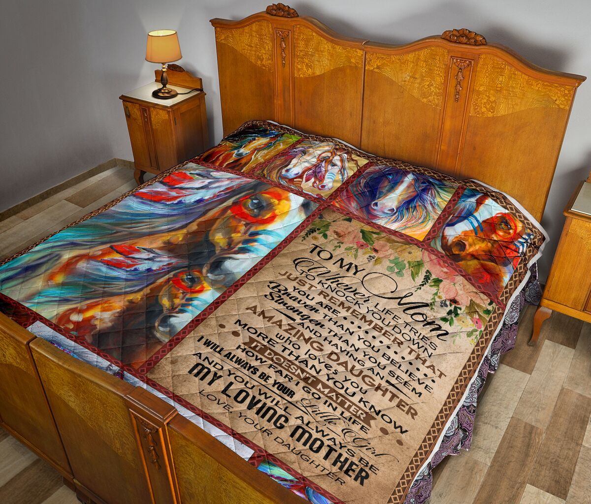 Daughter To Mom Quilt Blanket DHC02011086DD