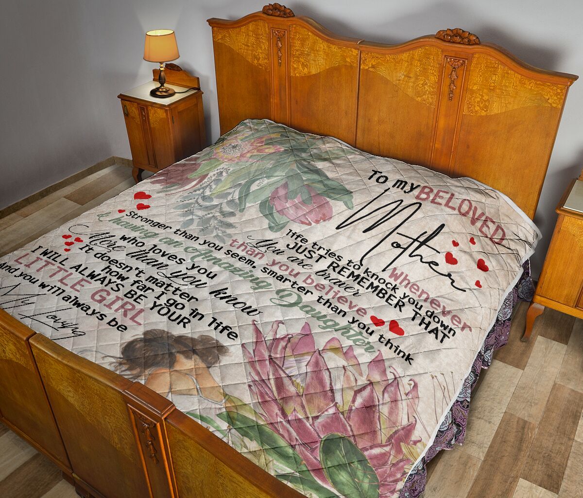 Daughter To Mom Quilt Blanket DHC02011121DD