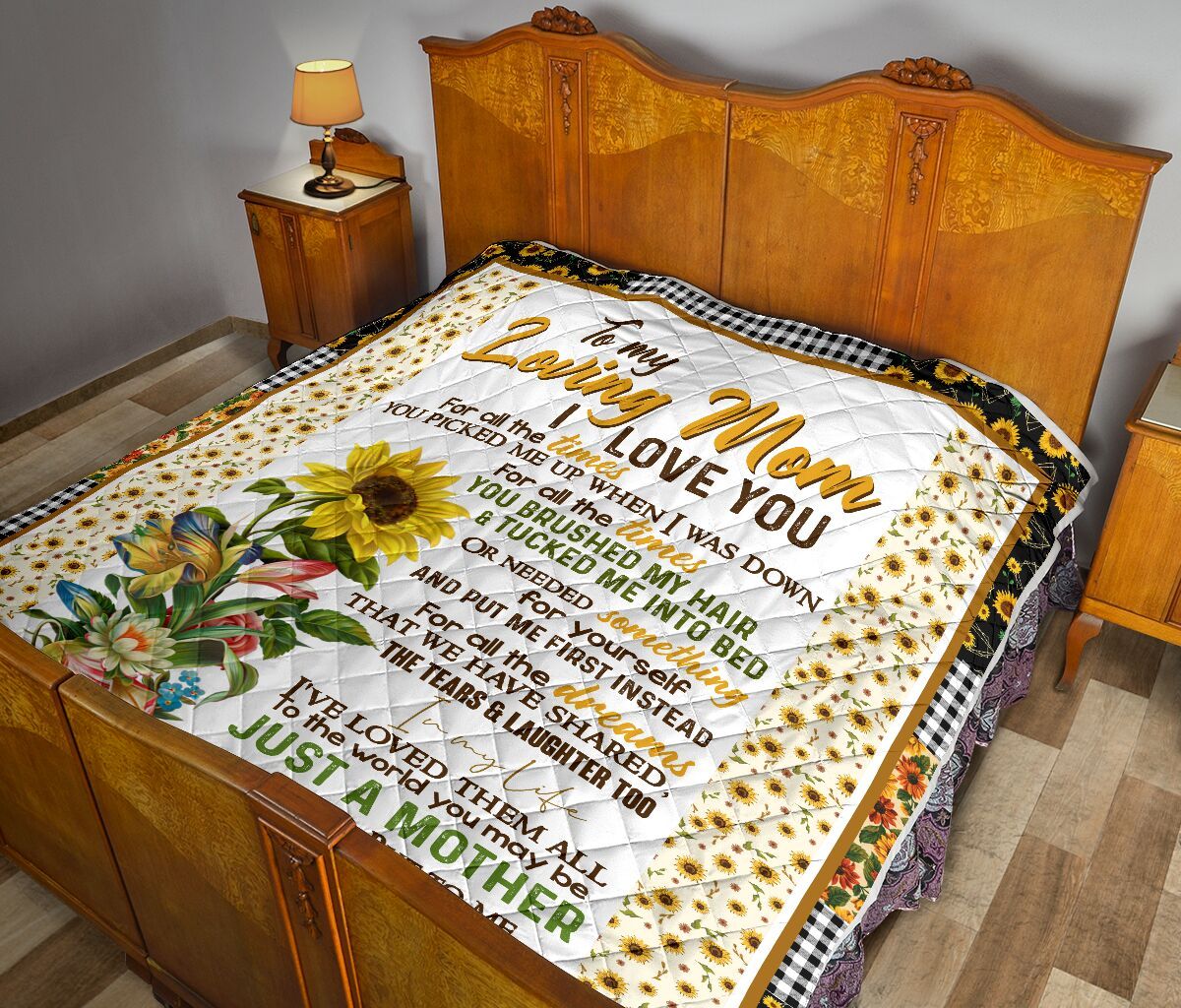 Daughter To Mom Quilt Blanket DHC02011450DD