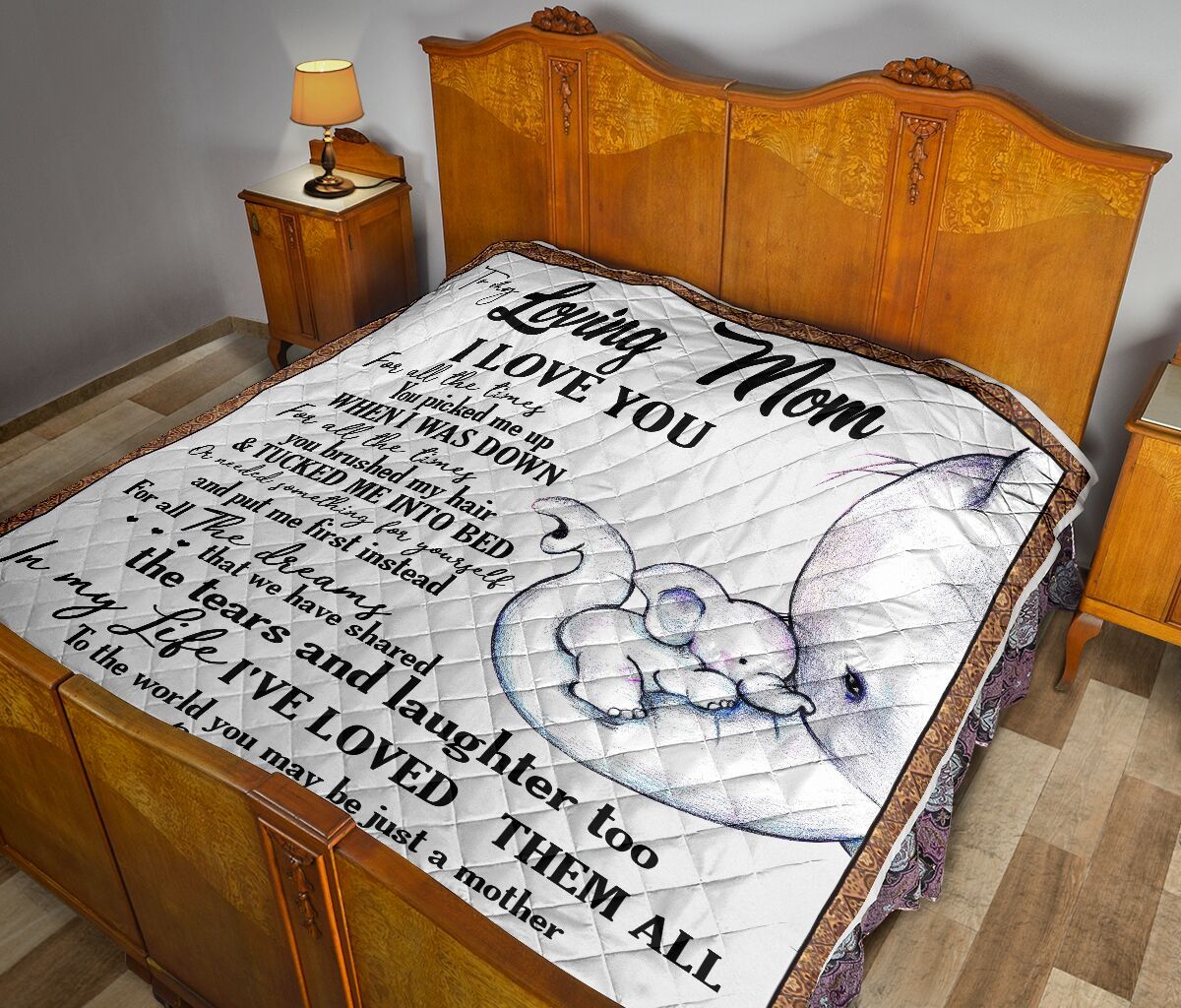 Daughter To Mom Quilt Blanket DHC02011482DD