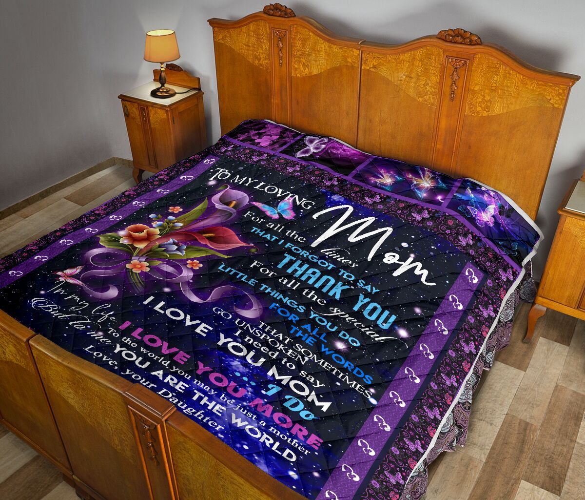 Daughter To Mom Quilt Blanket DHC02011647DD