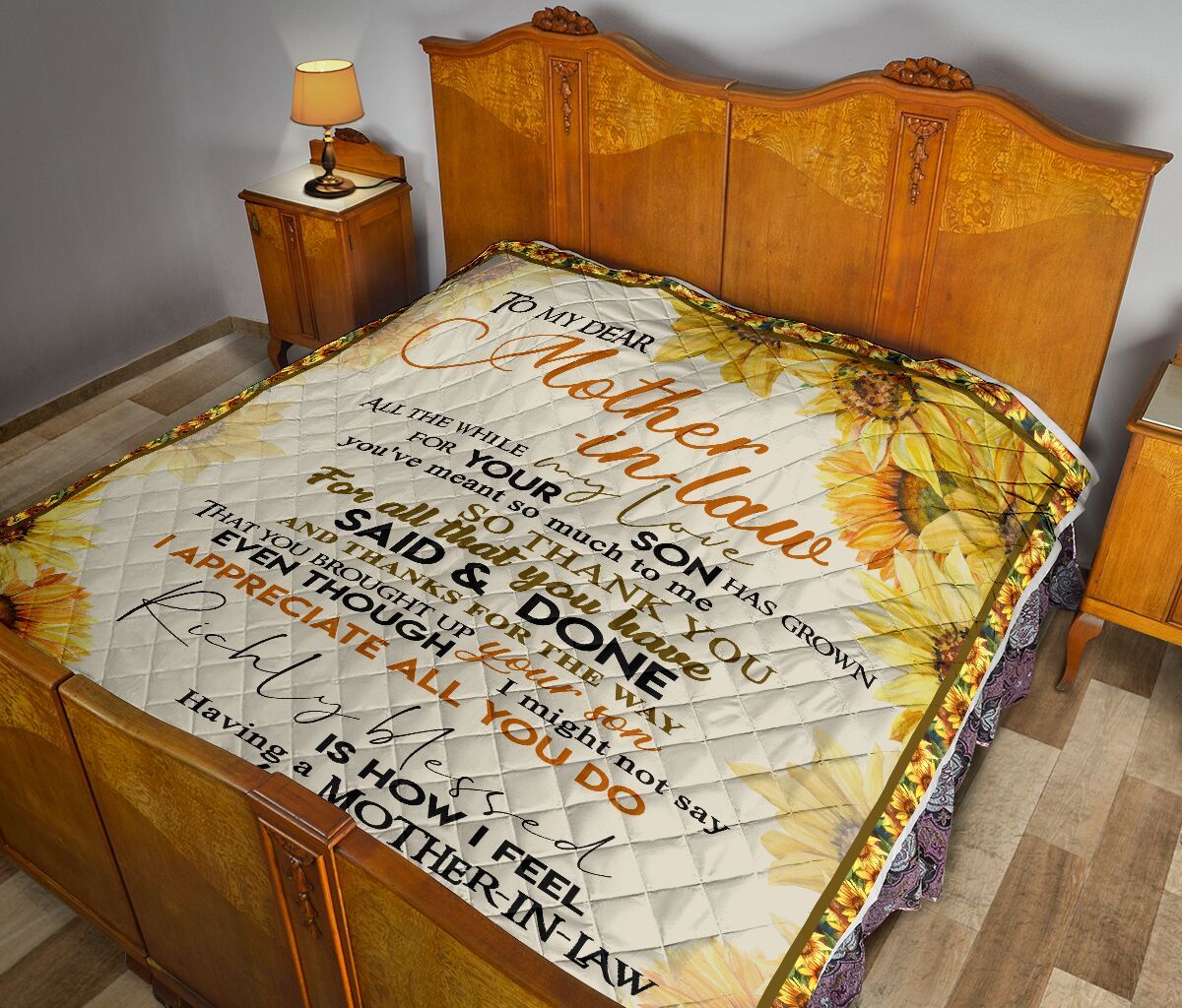 Daughter To Mother In Law Quilt Blanket DHC02011150DD