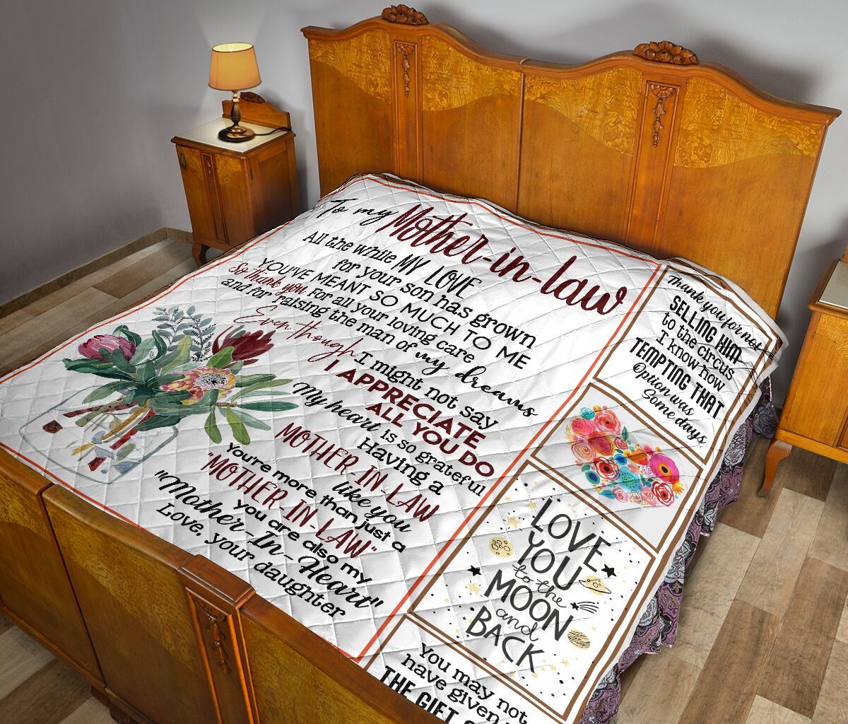 Daughter To Mother In Law Quilt Blanket DHC02011183DD