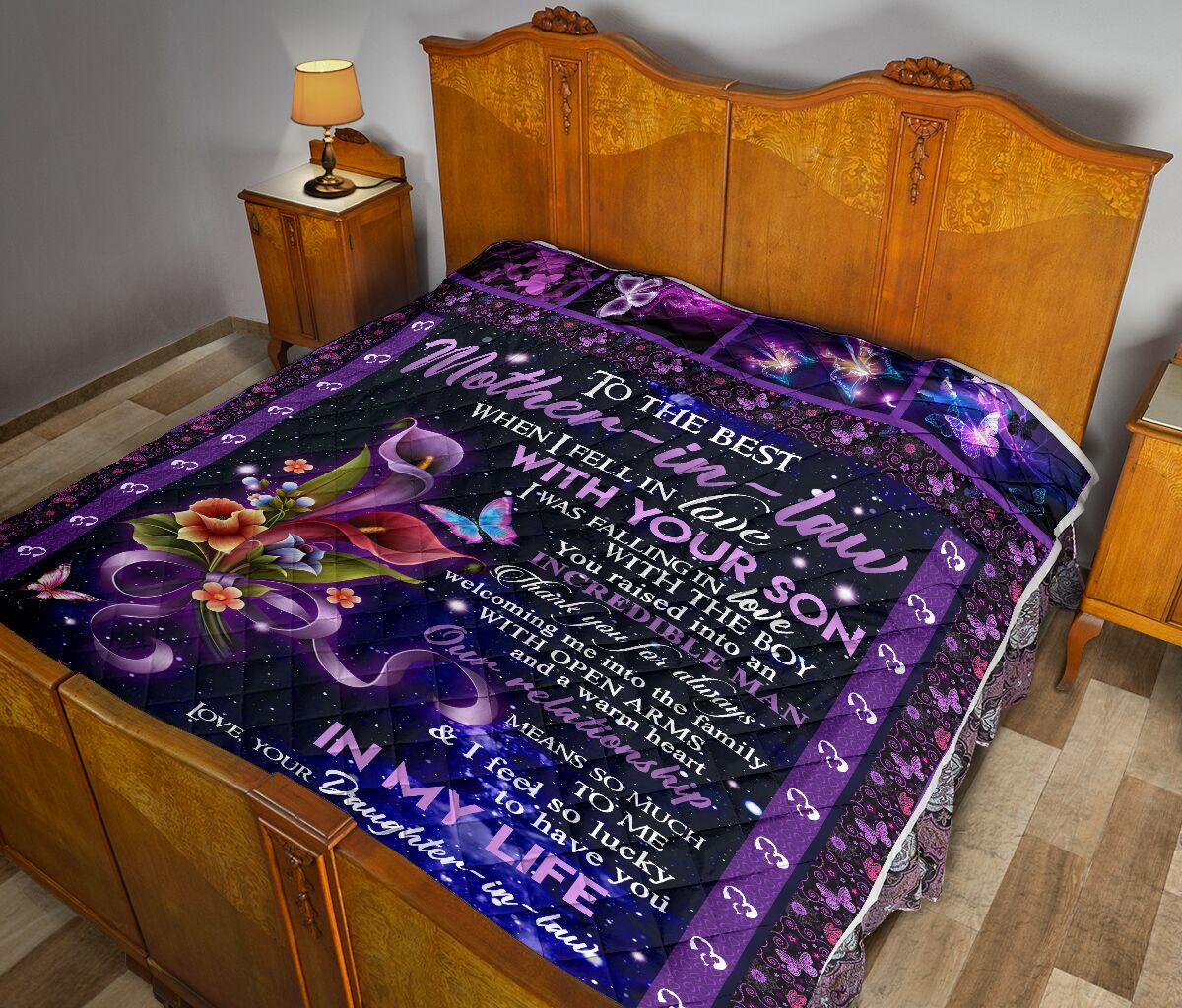 Daughter To Mother In Law Quilt Blanket DHC02011254DD
