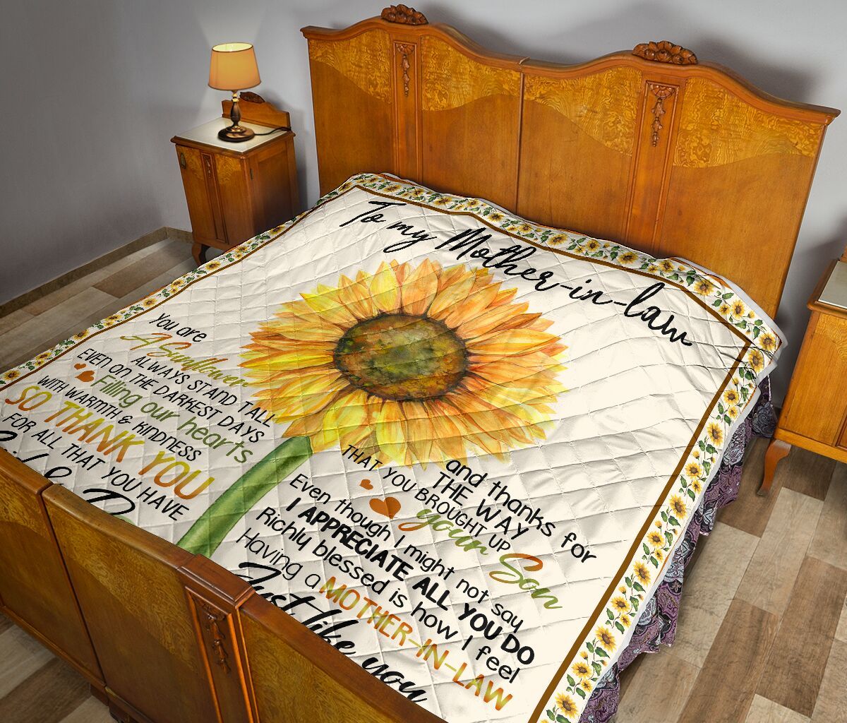 Daughter To Mother In Law Quilt Blanket DHC02011506DD