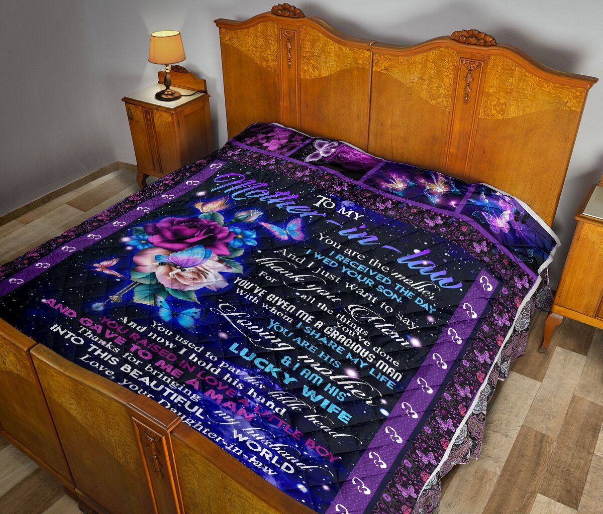 Daughter To Mother In Law Quilt Blanket DHC02011583DD