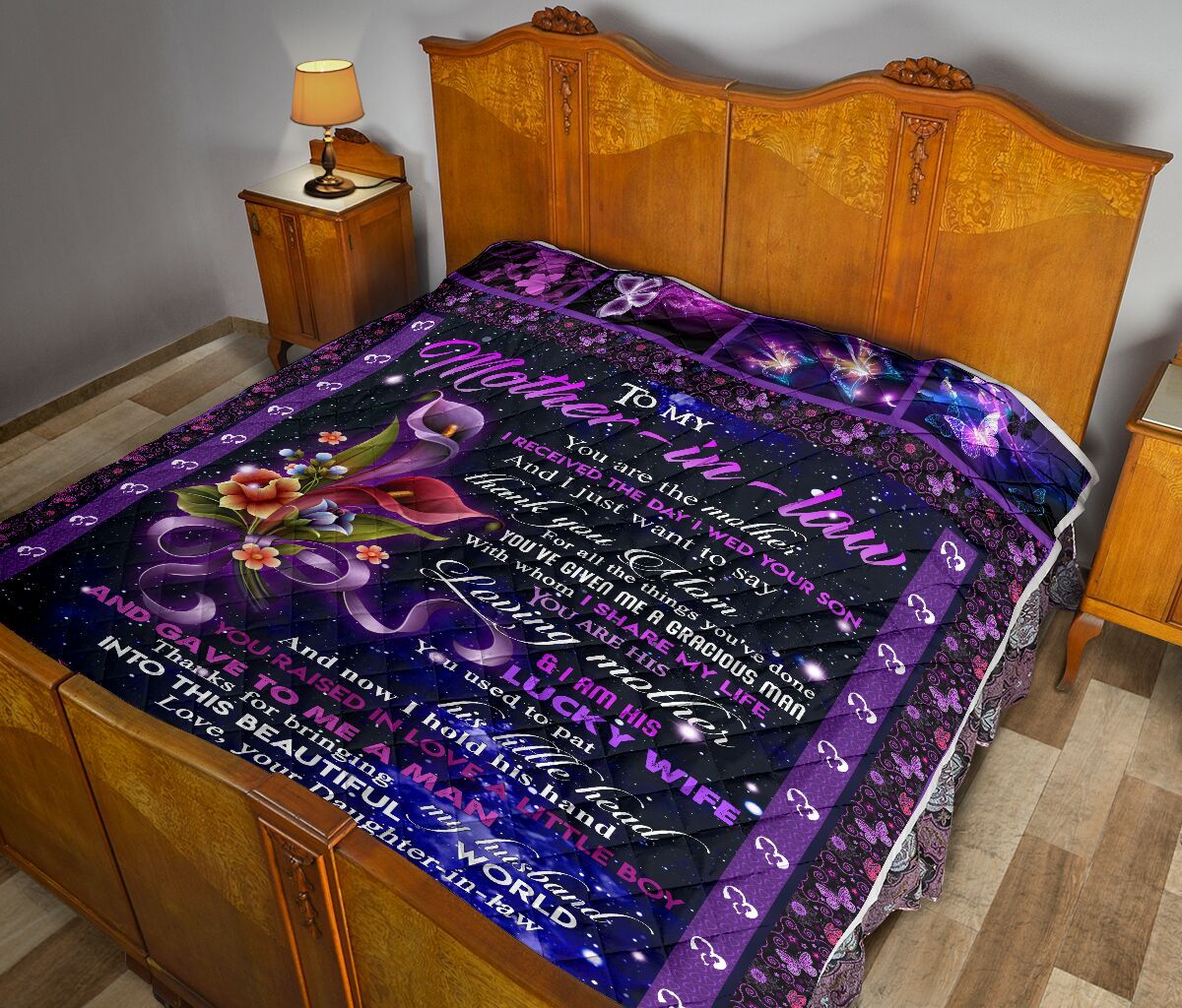 Daughter To Mother In Law Quilt Blanket DHC02011586DD