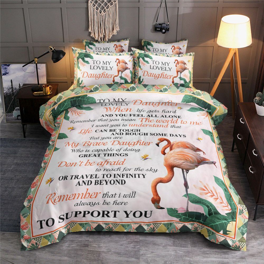 Daughter Travel To Infinity Bedding Set