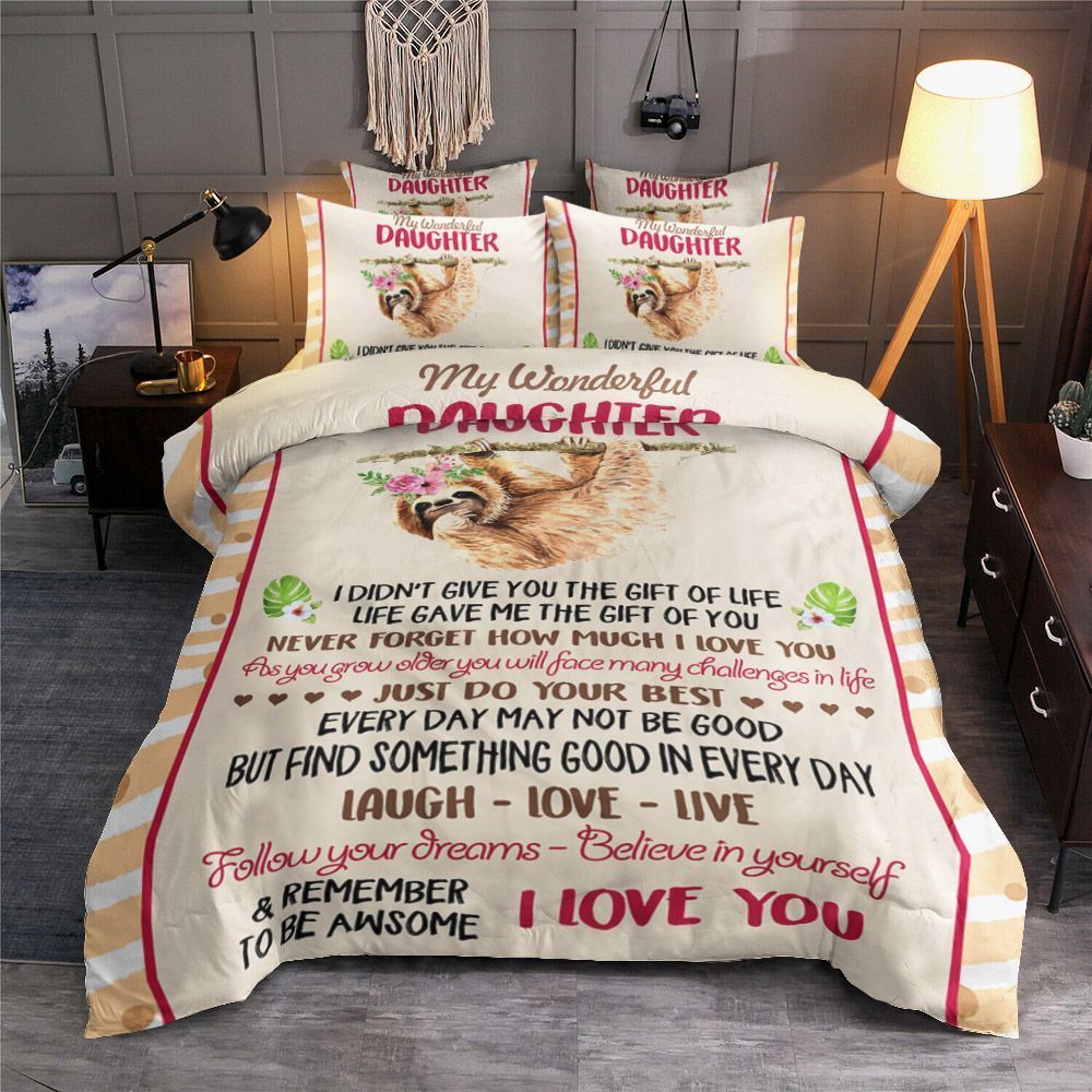 Daughter Wonderful Daughter Bedding Set