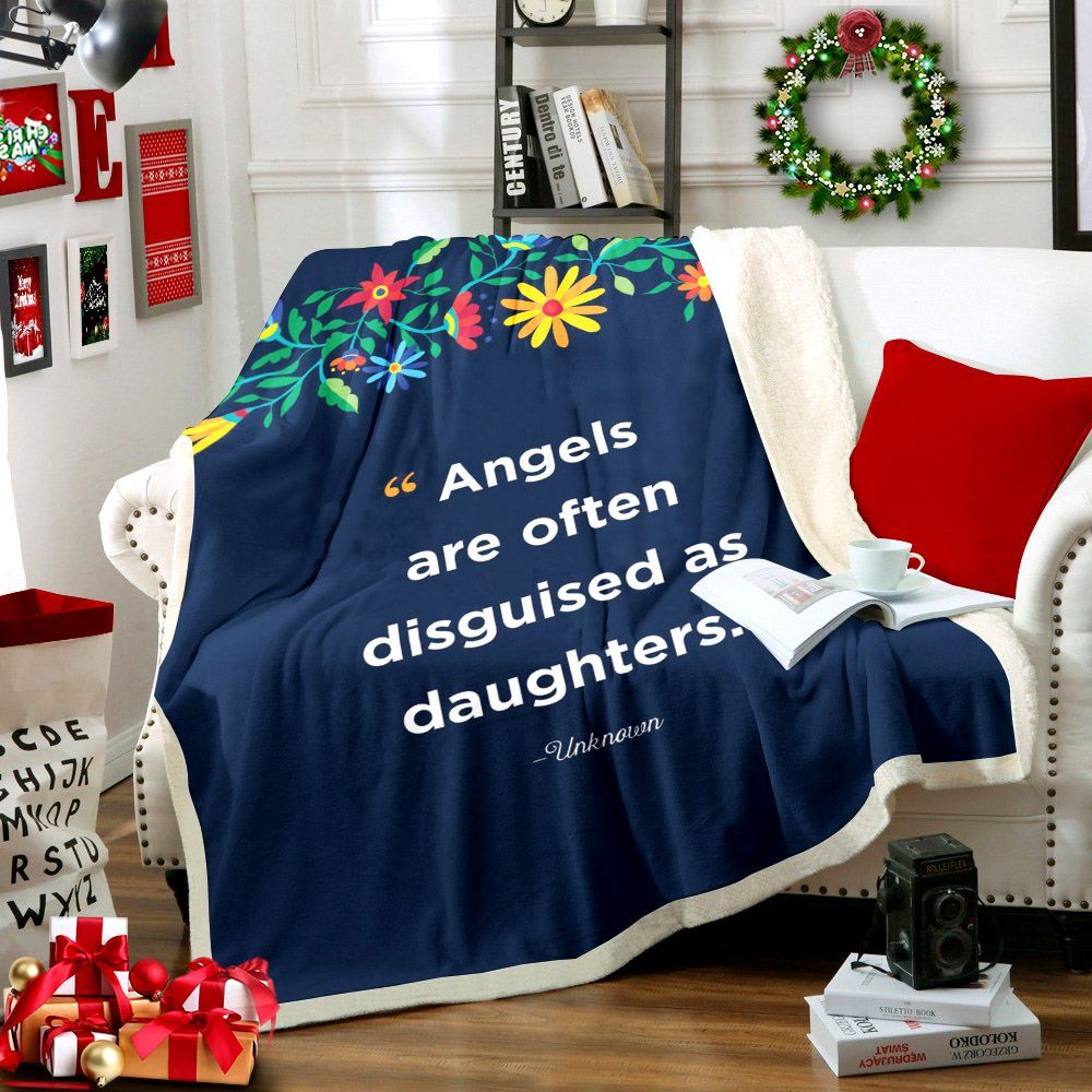 Daughters Sherpa Fleece Blanket