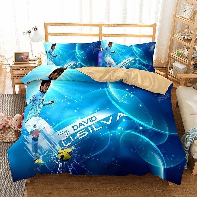 David Silva Football Player Printed Bedding Set