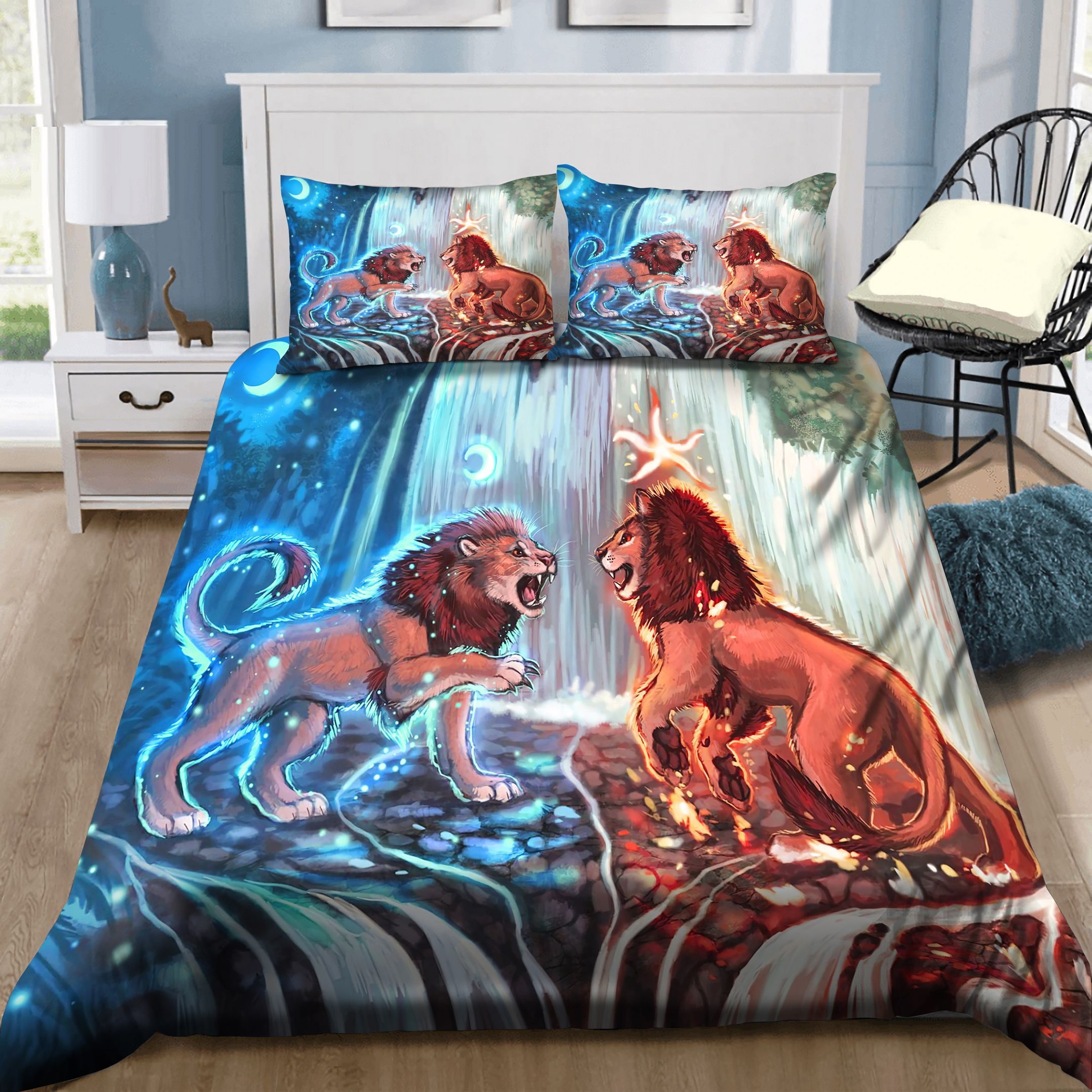 Day And Night Tiger Bedding Set
