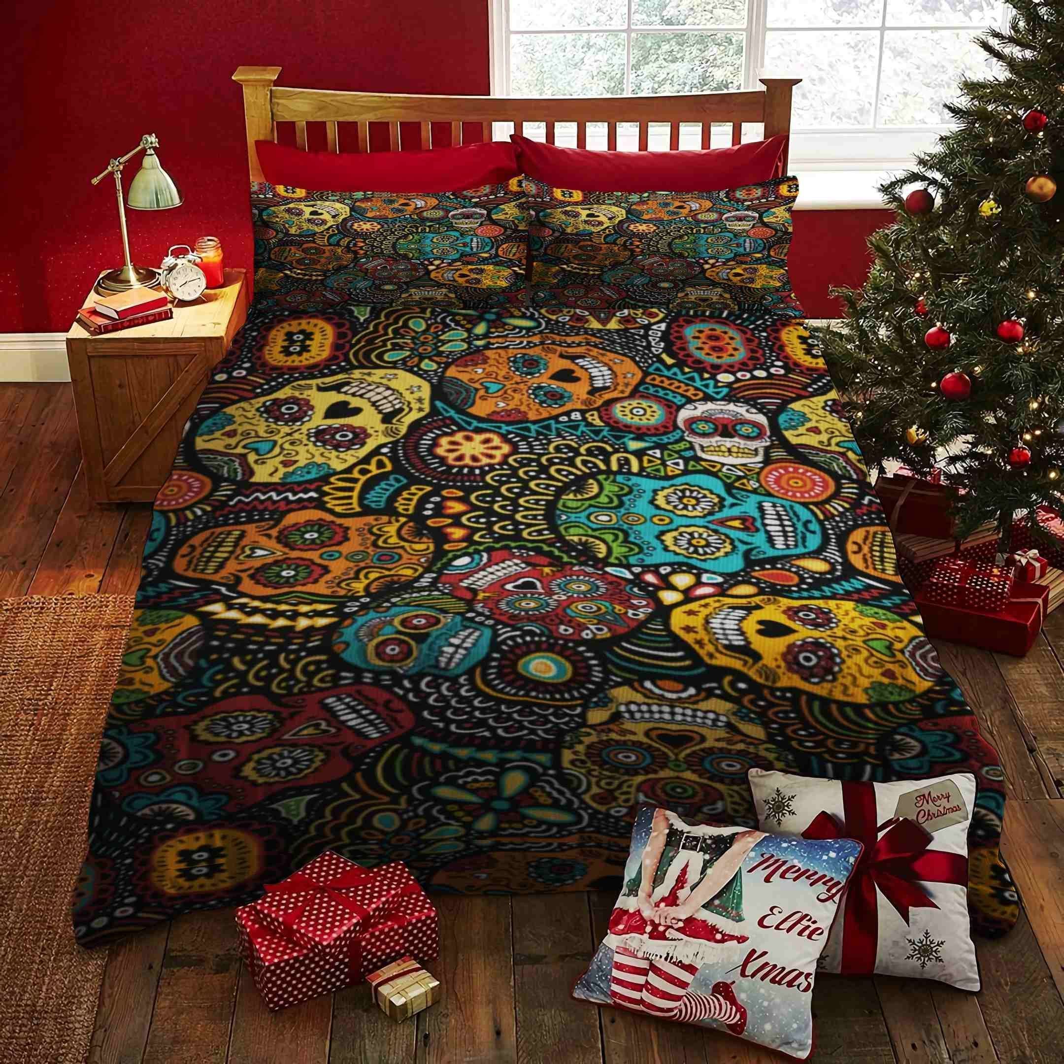 Day Of The Dead Bedding Set