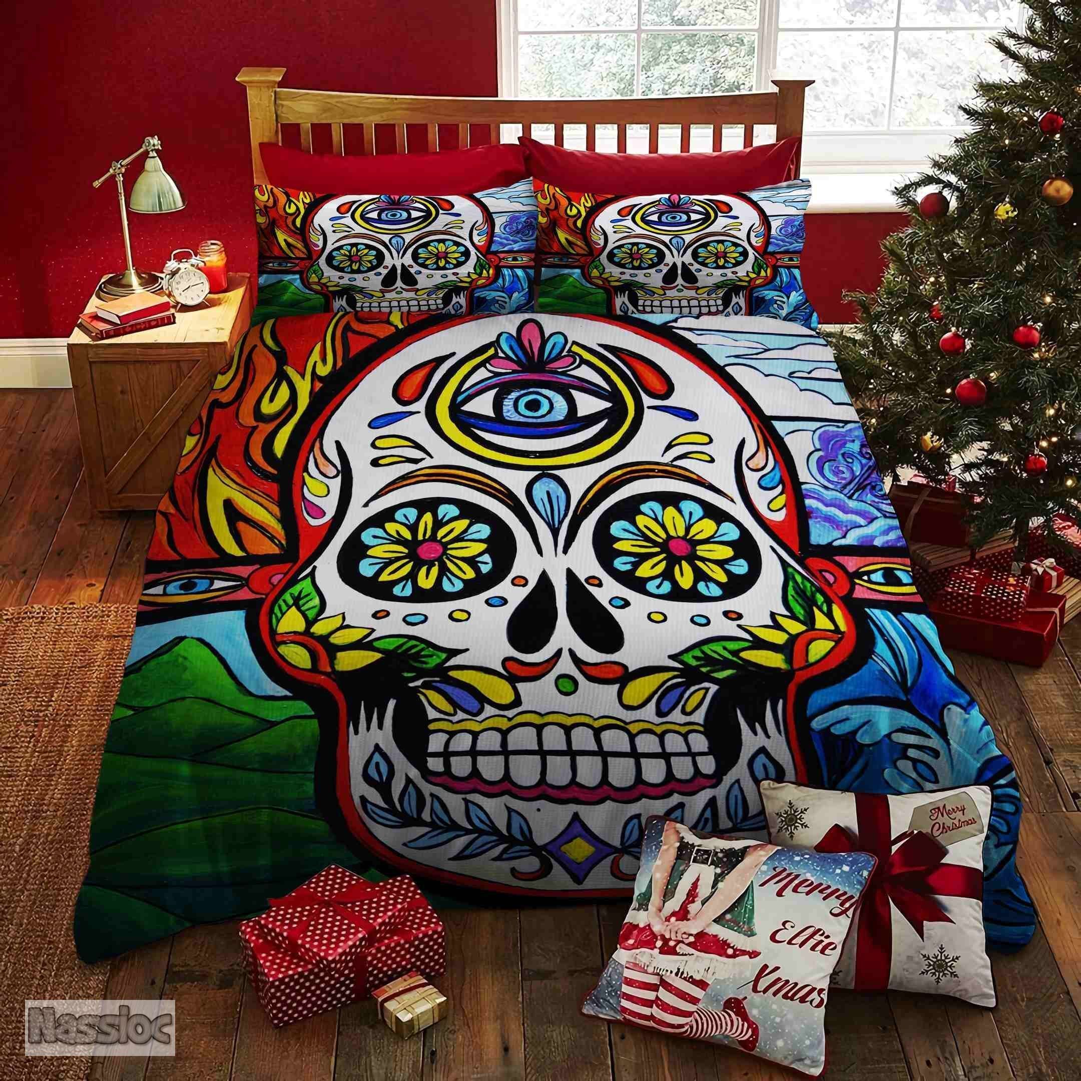 Day Of The Dead Bedding Set