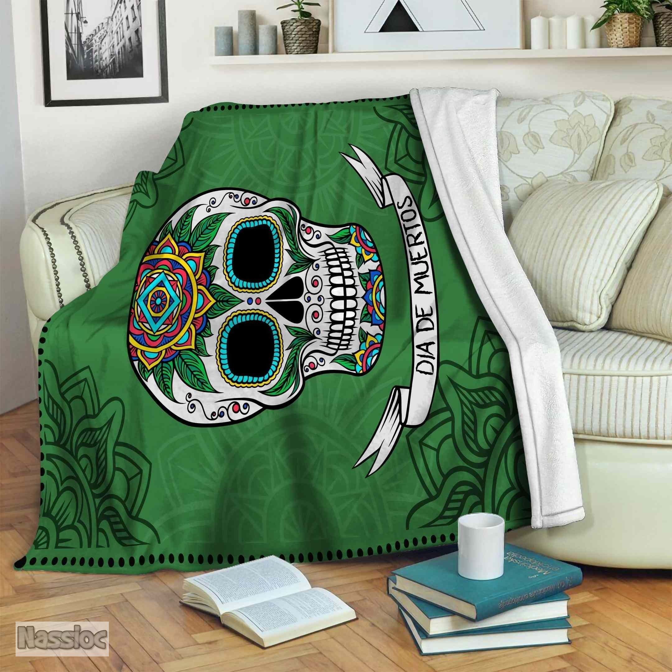 Day Of The Dead Fleece Blanket