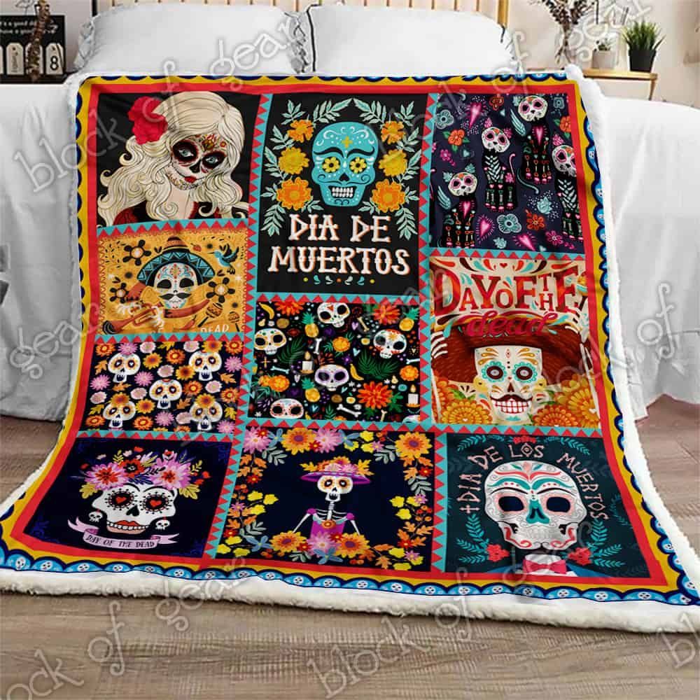 Day Of The Dead Fleece Blanket