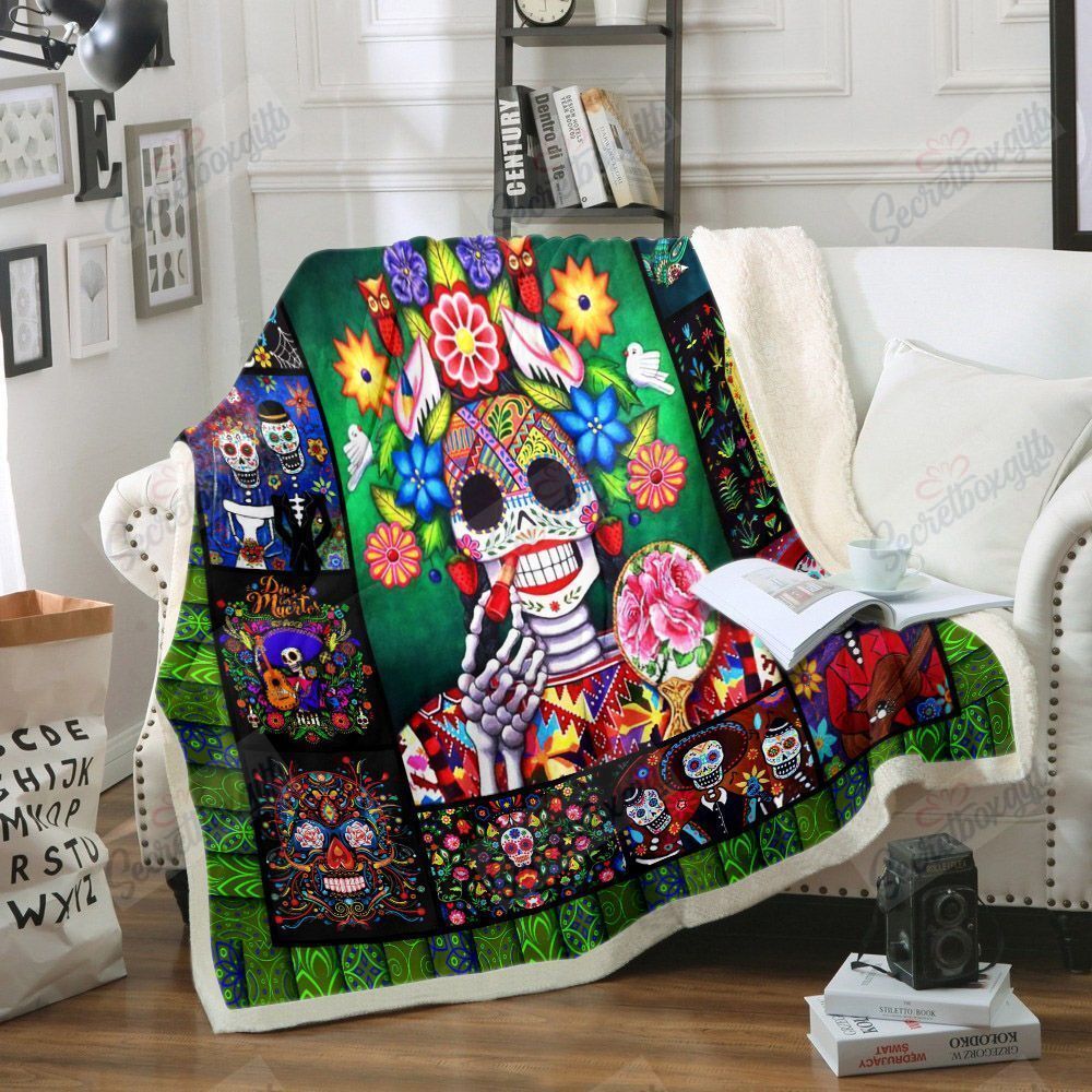 Day of the Dead Fleece Blanket