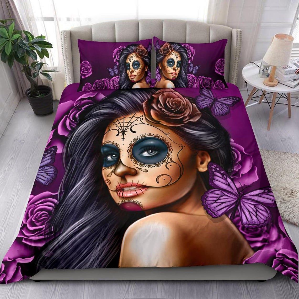 Day Of The Dead Bedding Set